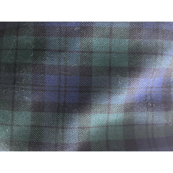 Vtg Pendleton 12 wool pencil skirt Blk watch Tartan Plaid New tags Preppy Academ - Picture 8 of 8
